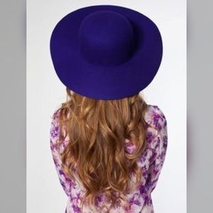 AMERICAN APPAREL Purple Wool Floppy Hat